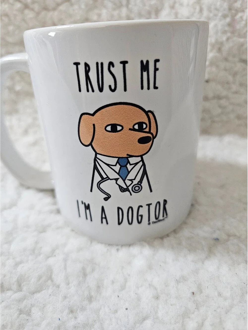 This Wear Trust Me I'm A Dogtor Coffee Mug Cup Funny Dog Humor Ceramic White 4